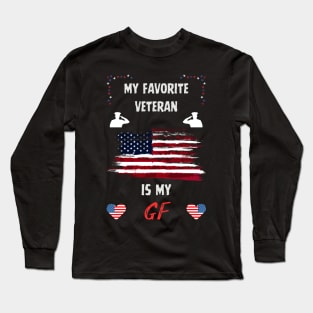 veteran girlfriend Long Sleeve T-Shirt